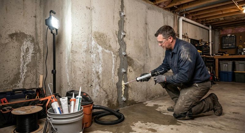 Basement Leak Repair in Fredericksburg, VA