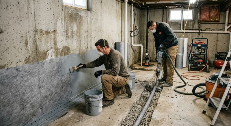 Basement Seepage Repair in Grand Rapids, MI
