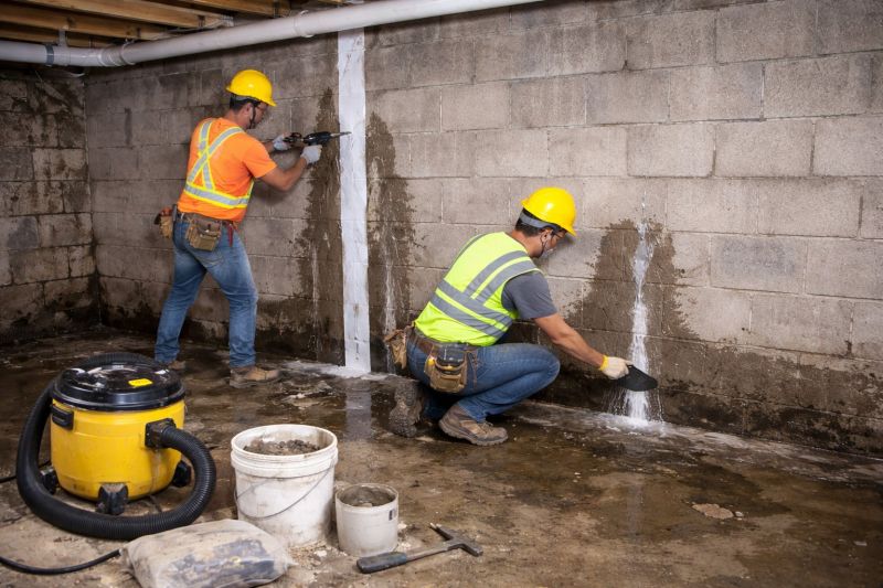 Basement Seepage Repair in Fredericksburg, VA