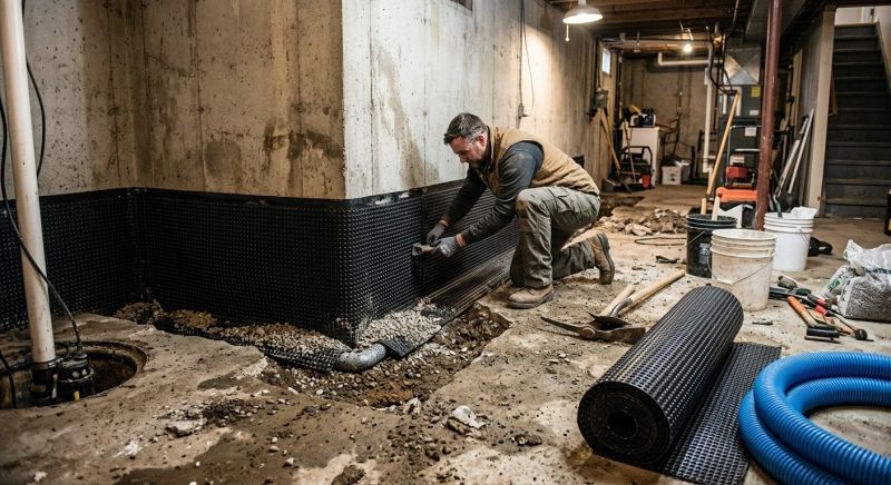 Foundation Leak Repair in Fredericksburg, VA