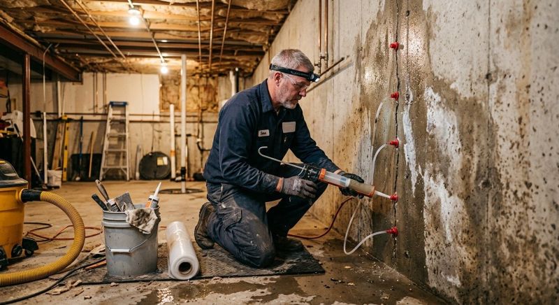 Wet Basement Repair in Tuscaloosa, AL
